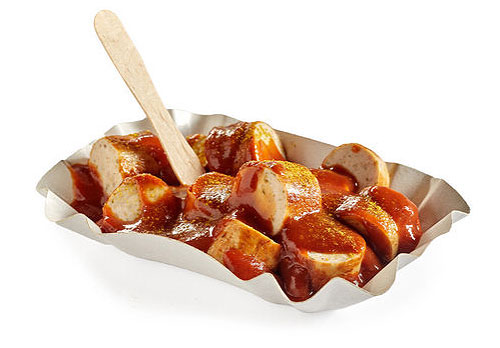 Schale vegane Currywurst